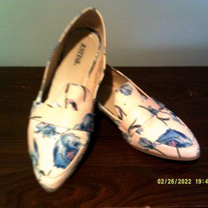 JustFab Floral loafers